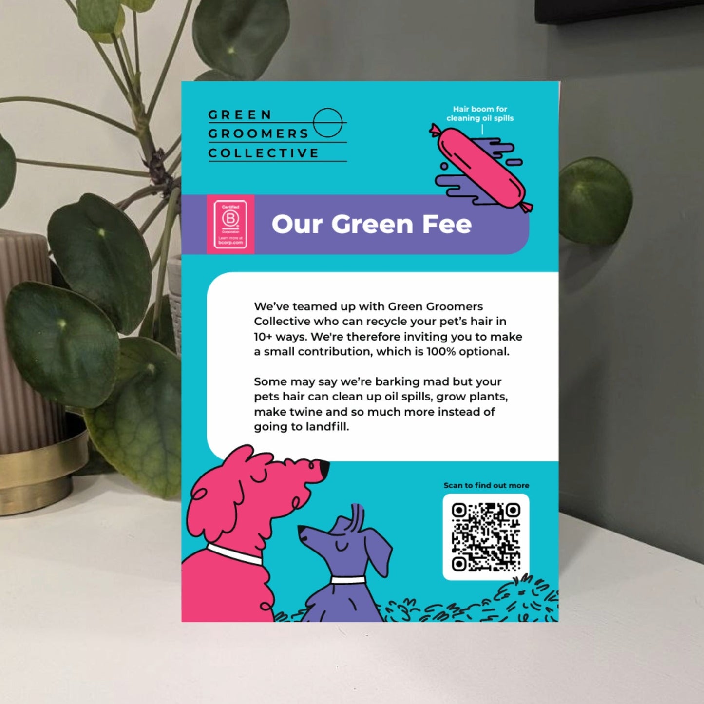 Green Fee Strut Card